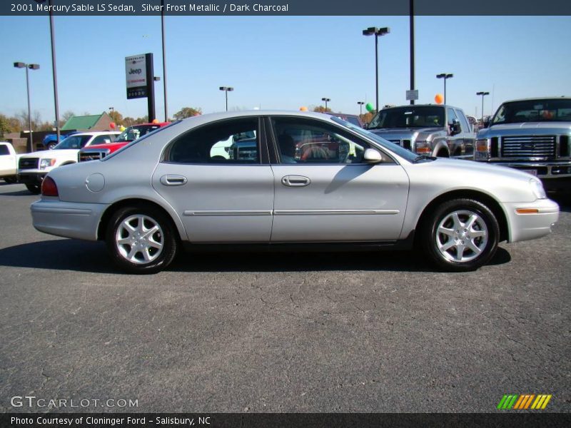 Silver Frost Metallic / Dark Charcoal 2001 Mercury Sable LS Sedan