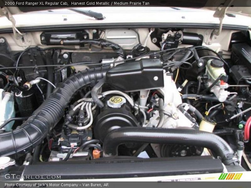 Harvest Gold Metallic / Medium Prairie Tan 2000 Ford Ranger XL Regular Cab