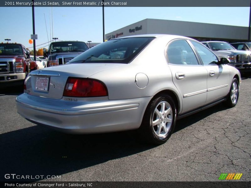 Silver Frost Metallic / Dark Charcoal 2001 Mercury Sable LS Sedan