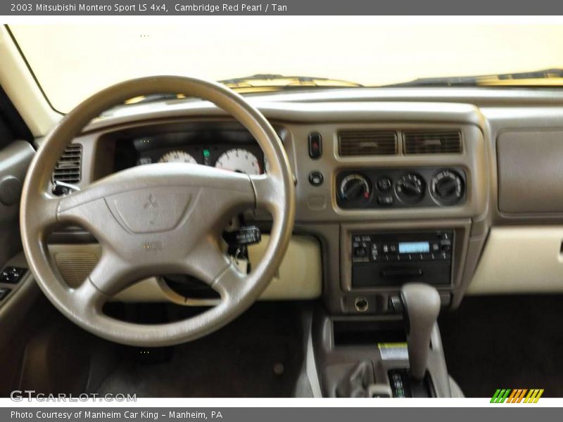 Cambridge Red Pearl / Tan 2003 Mitsubishi Montero Sport LS 4x4