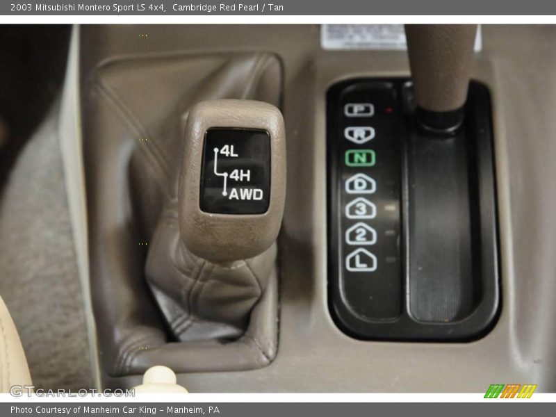 Cambridge Red Pearl / Tan 2003 Mitsubishi Montero Sport LS 4x4