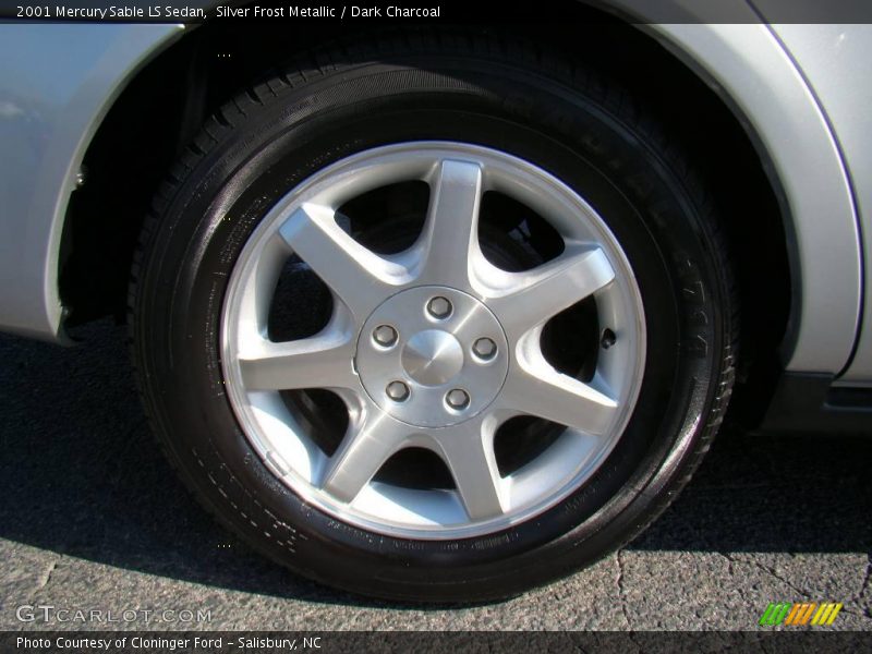 Silver Frost Metallic / Dark Charcoal 2001 Mercury Sable LS Sedan