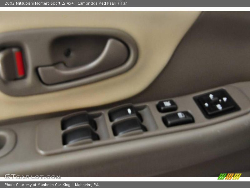 Cambridge Red Pearl / Tan 2003 Mitsubishi Montero Sport LS 4x4