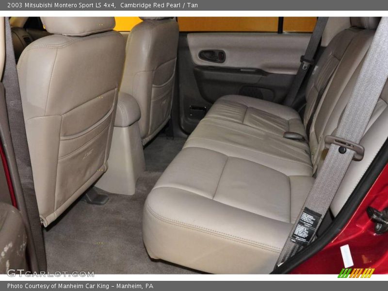 Cambridge Red Pearl / Tan 2003 Mitsubishi Montero Sport LS 4x4