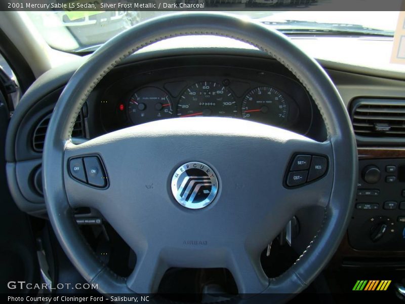 Silver Frost Metallic / Dark Charcoal 2001 Mercury Sable LS Sedan