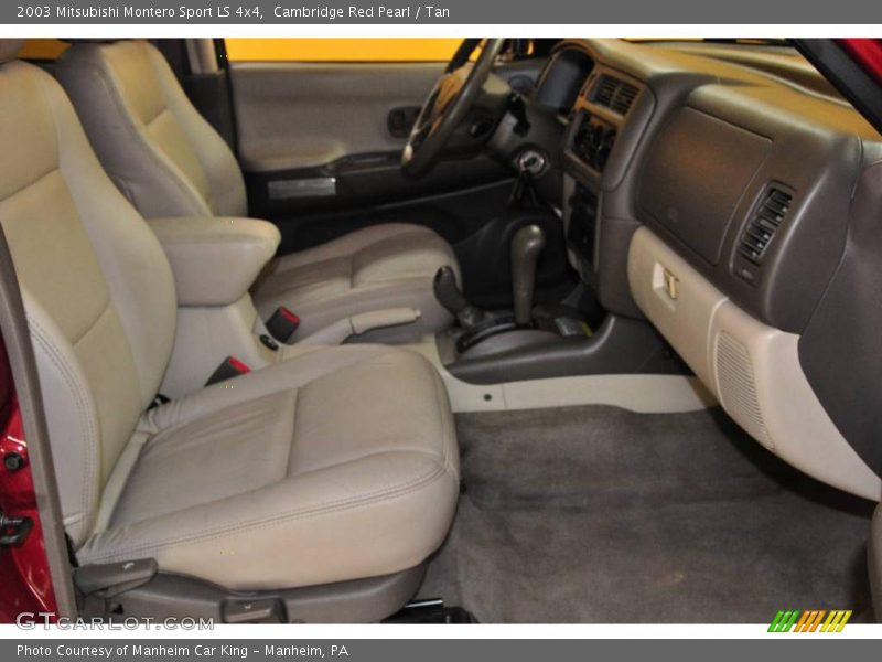 Cambridge Red Pearl / Tan 2003 Mitsubishi Montero Sport LS 4x4