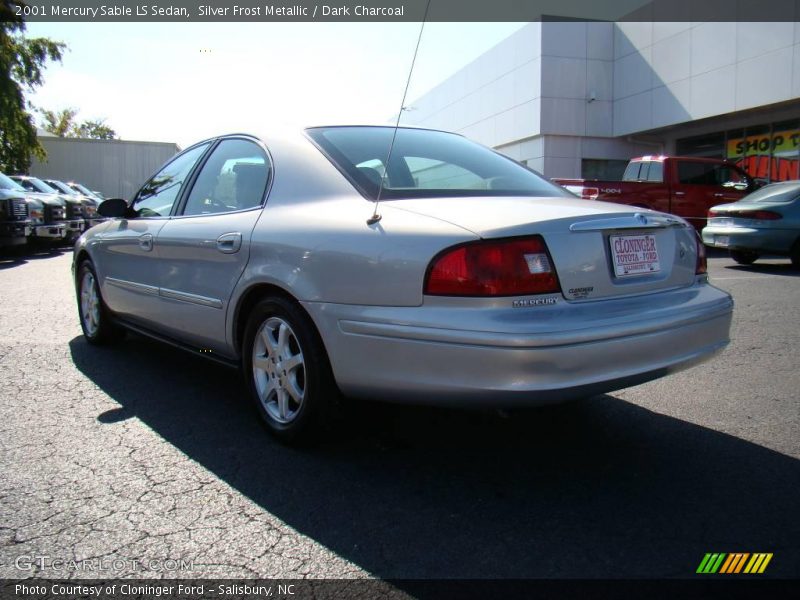 Silver Frost Metallic / Dark Charcoal 2001 Mercury Sable LS Sedan