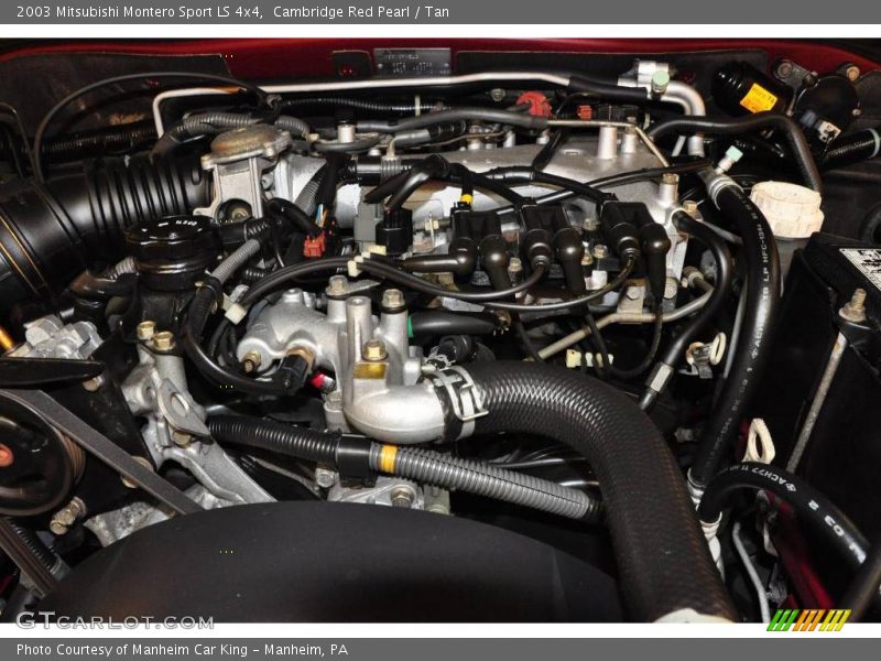 Cambridge Red Pearl / Tan 2003 Mitsubishi Montero Sport LS 4x4