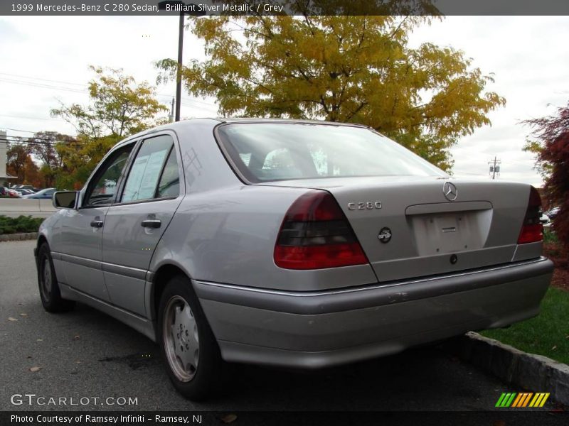 Brilliant Silver Metallic / Grey 1999 Mercedes-Benz C 280 Sedan