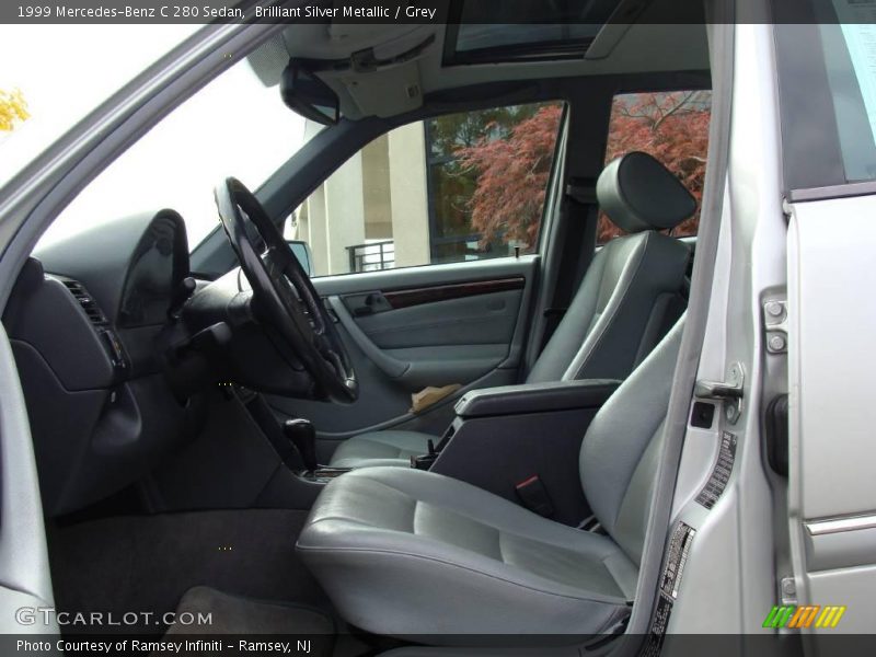 Brilliant Silver Metallic / Grey 1999 Mercedes-Benz C 280 Sedan