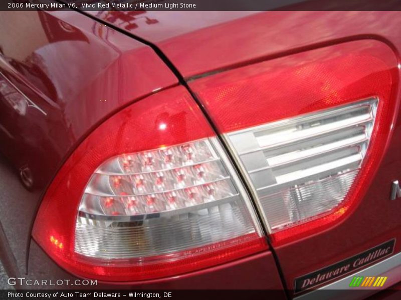 Vivid Red Metallic / Medium Light Stone 2006 Mercury Milan V6