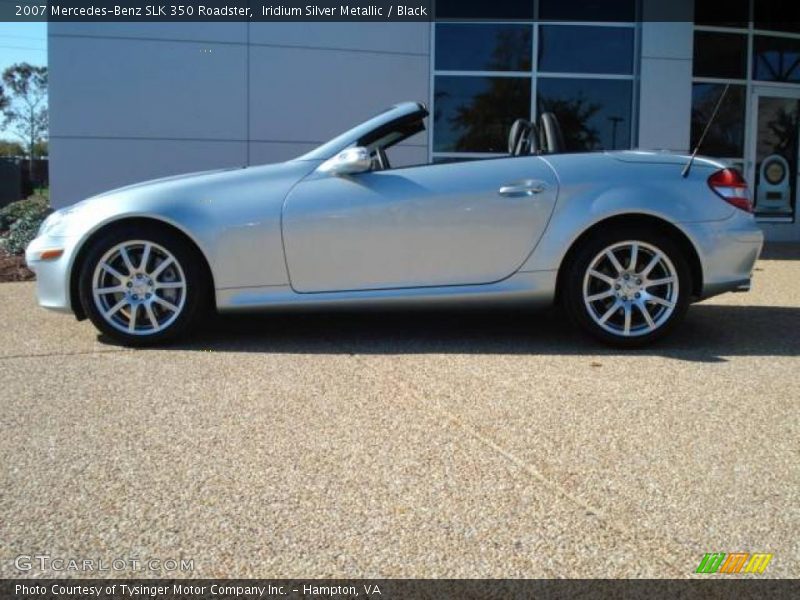 Iridium Silver Metallic / Black 2007 Mercedes-Benz SLK 350 Roadster