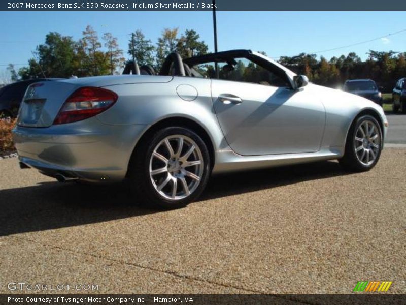 Iridium Silver Metallic / Black 2007 Mercedes-Benz SLK 350 Roadster