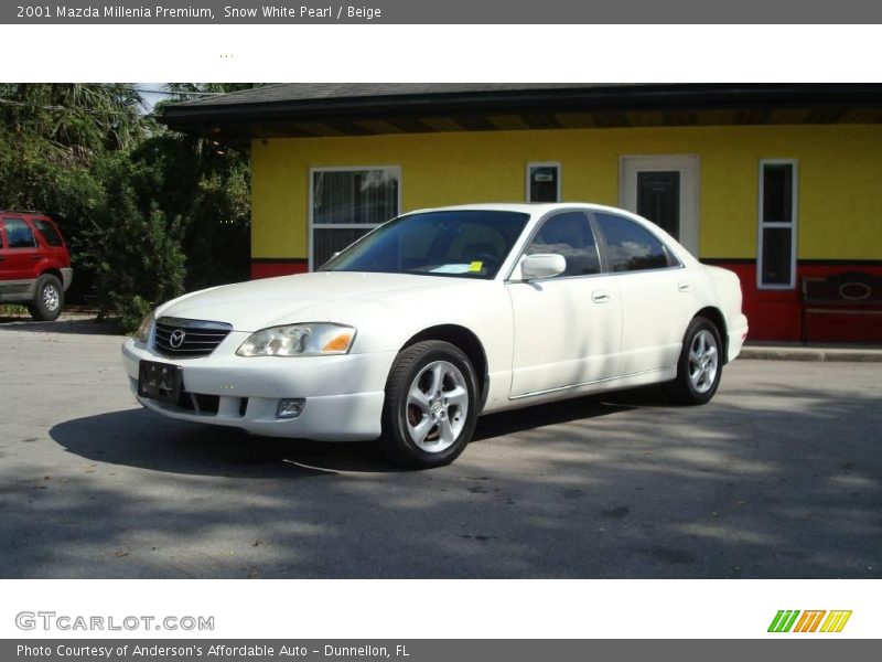 Snow White Pearl / Beige 2001 Mazda Millenia Premium