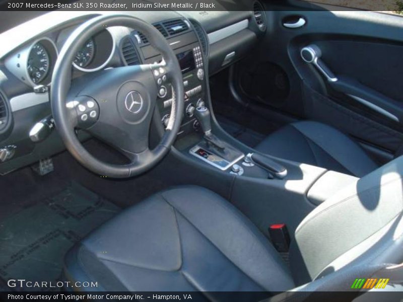 Iridium Silver Metallic / Black 2007 Mercedes-Benz SLK 350 Roadster
