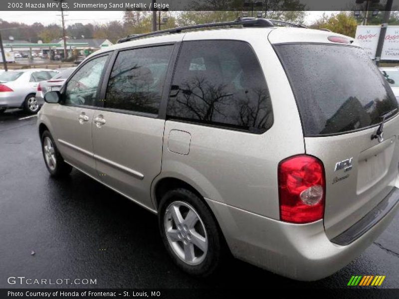 Shimmering Sand Metallic / Beige 2002 Mazda MPV ES