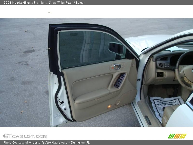 Snow White Pearl / Beige 2001 Mazda Millenia Premium