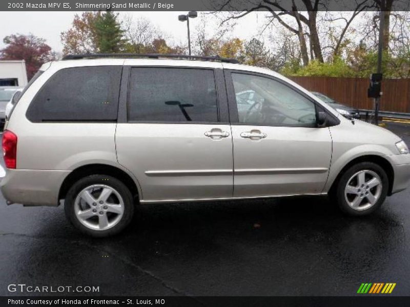 Shimmering Sand Metallic / Beige 2002 Mazda MPV ES