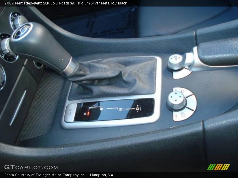 Iridium Silver Metallic / Black 2007 Mercedes-Benz SLK 350 Roadster