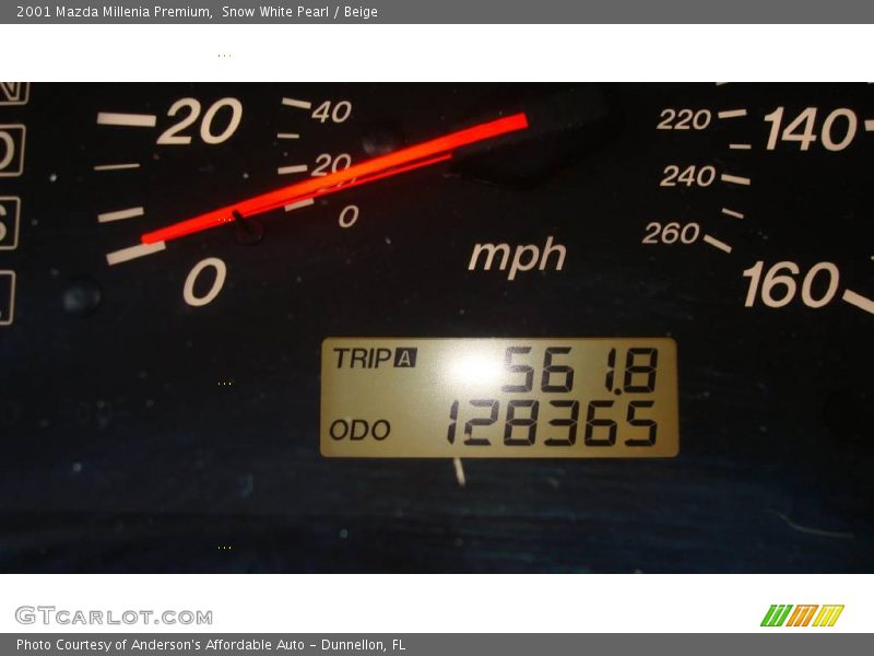 Snow White Pearl / Beige 2001 Mazda Millenia Premium