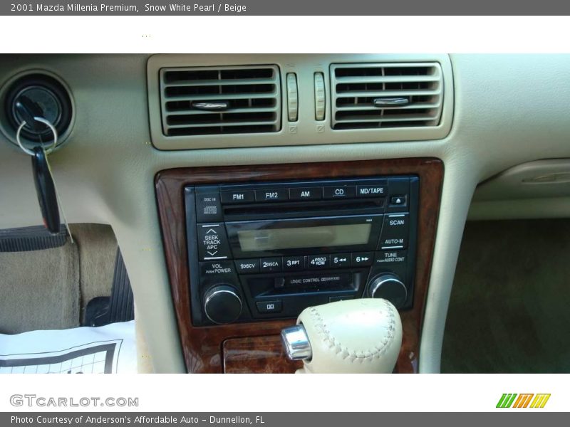 Snow White Pearl / Beige 2001 Mazda Millenia Premium