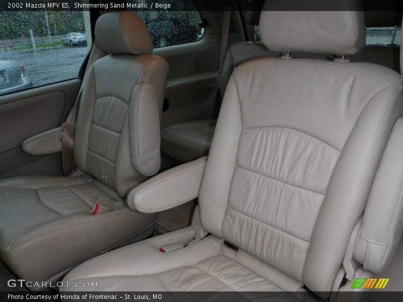 Shimmering Sand Metallic / Beige 2002 Mazda MPV ES