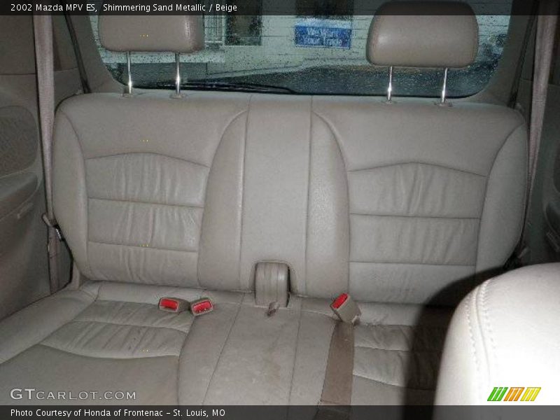 Shimmering Sand Metallic / Beige 2002 Mazda MPV ES