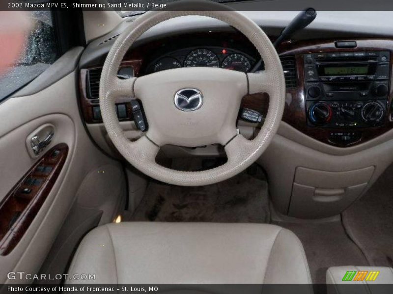 Shimmering Sand Metallic / Beige 2002 Mazda MPV ES
