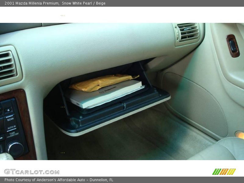 Snow White Pearl / Beige 2001 Mazda Millenia Premium