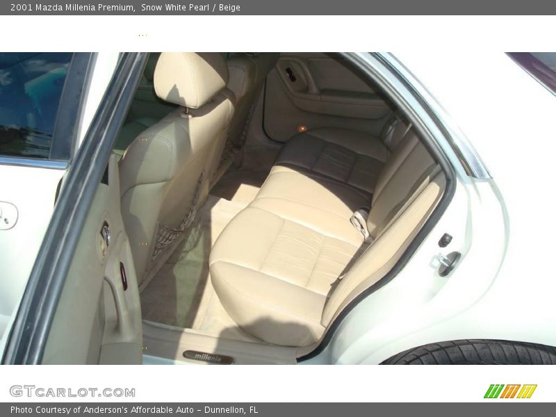 Snow White Pearl / Beige 2001 Mazda Millenia Premium
