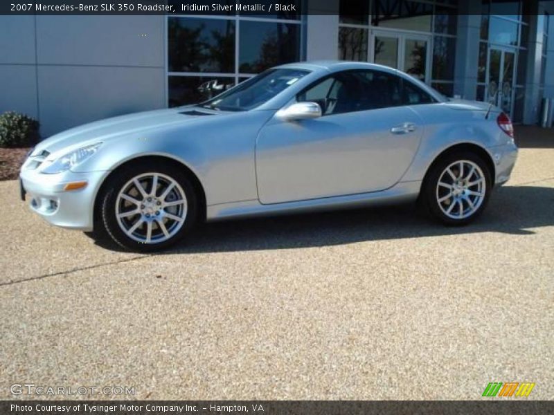 Iridium Silver Metallic / Black 2007 Mercedes-Benz SLK 350 Roadster