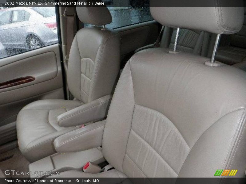 Shimmering Sand Metallic / Beige 2002 Mazda MPV ES