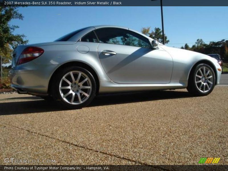 Iridium Silver Metallic / Black 2007 Mercedes-Benz SLK 350 Roadster