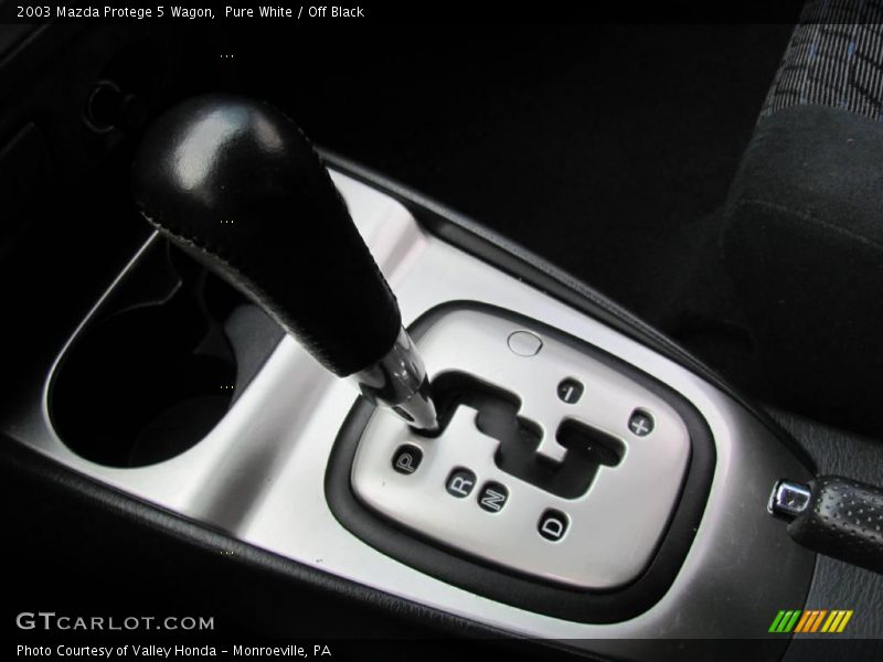 Pure White / Off Black 2003 Mazda Protege 5 Wagon