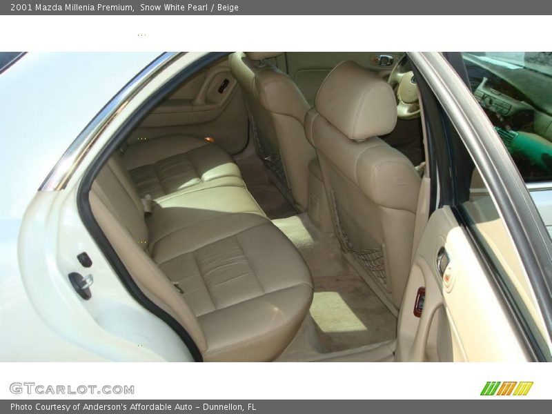 Snow White Pearl / Beige 2001 Mazda Millenia Premium