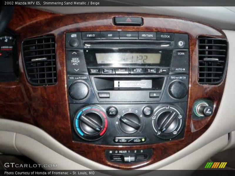 Shimmering Sand Metallic / Beige 2002 Mazda MPV ES