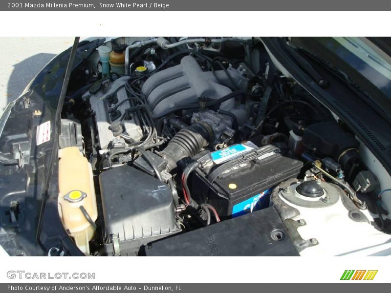 Snow White Pearl / Beige 2001 Mazda Millenia Premium