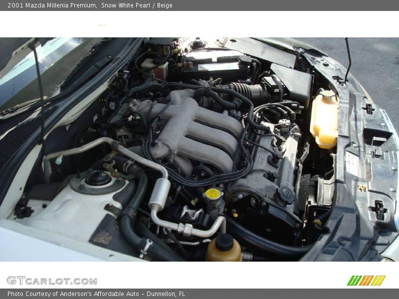 Snow White Pearl / Beige 2001 Mazda Millenia Premium