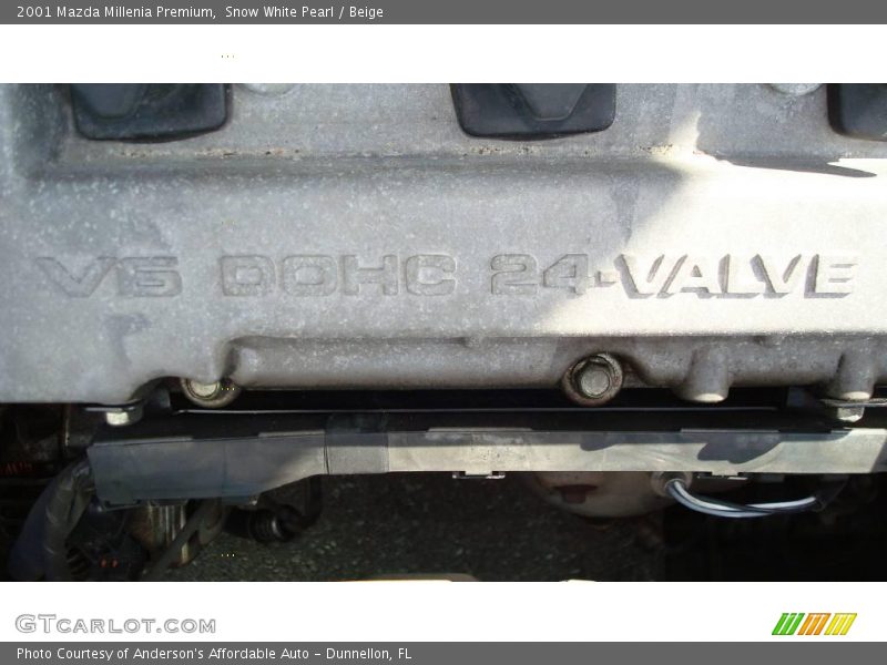 Snow White Pearl / Beige 2001 Mazda Millenia Premium