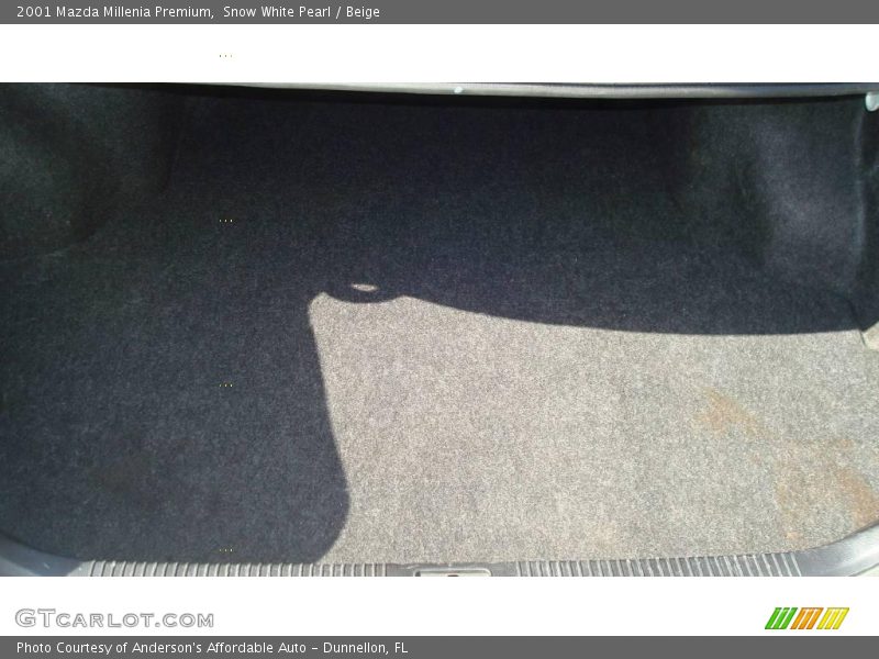 Snow White Pearl / Beige 2001 Mazda Millenia Premium