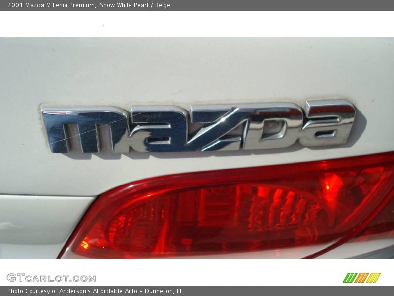 Snow White Pearl / Beige 2001 Mazda Millenia Premium