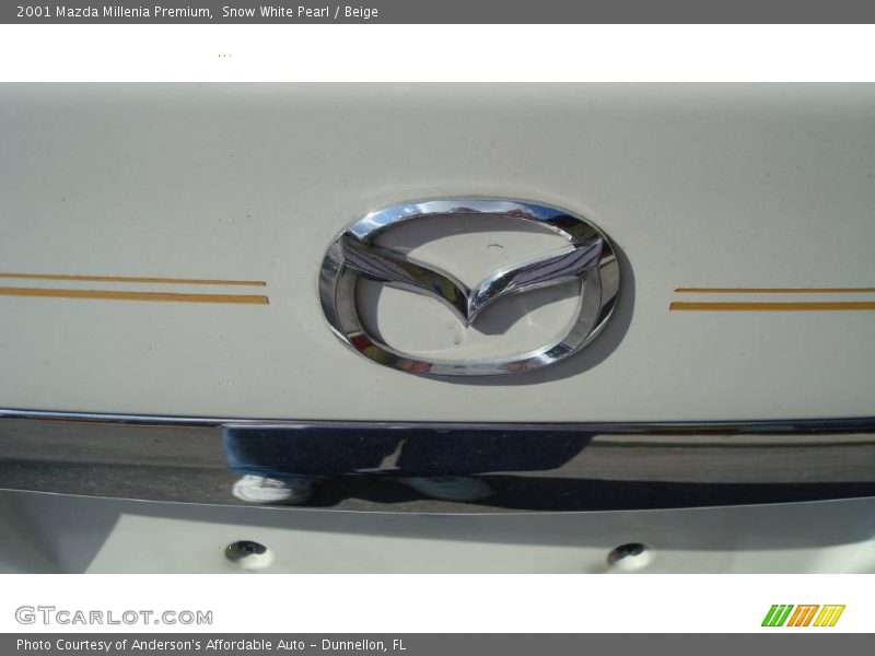 Snow White Pearl / Beige 2001 Mazda Millenia Premium