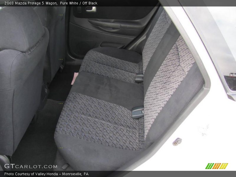Pure White / Off Black 2003 Mazda Protege 5 Wagon