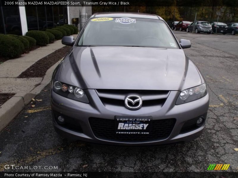 Titanium Gray Mica / Black 2006 Mazda MAZDA6 MAZDASPEED6 Sport