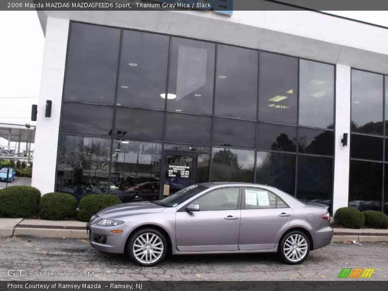 Titanium Gray Mica / Black 2006 Mazda MAZDA6 MAZDASPEED6 Sport