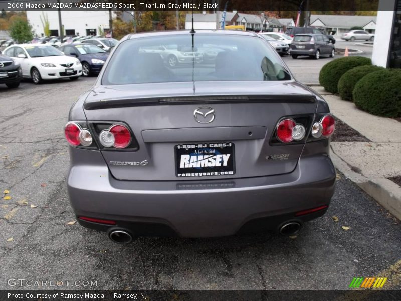 Titanium Gray Mica / Black 2006 Mazda MAZDA6 MAZDASPEED6 Sport