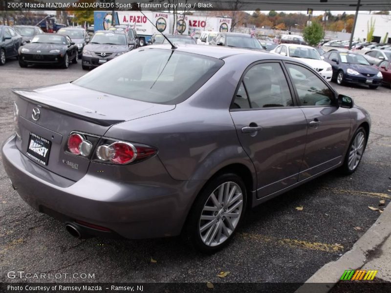 Titanium Gray Mica / Black 2006 Mazda MAZDA6 MAZDASPEED6 Sport