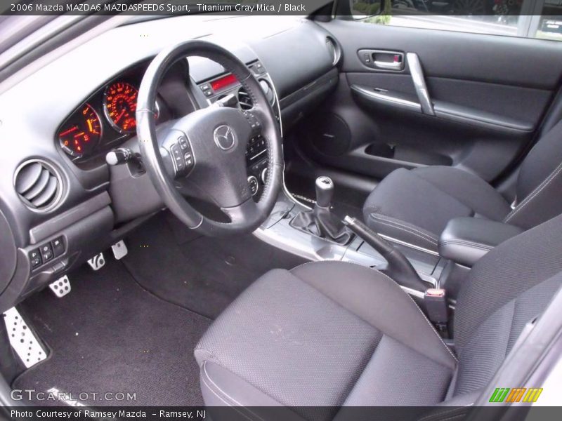 Titanium Gray Mica / Black 2006 Mazda MAZDA6 MAZDASPEED6 Sport