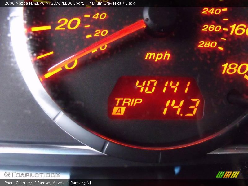 Titanium Gray Mica / Black 2006 Mazda MAZDA6 MAZDASPEED6 Sport