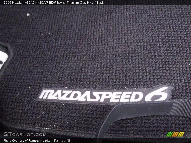 Titanium Gray Mica / Black 2006 Mazda MAZDA6 MAZDASPEED6 Sport